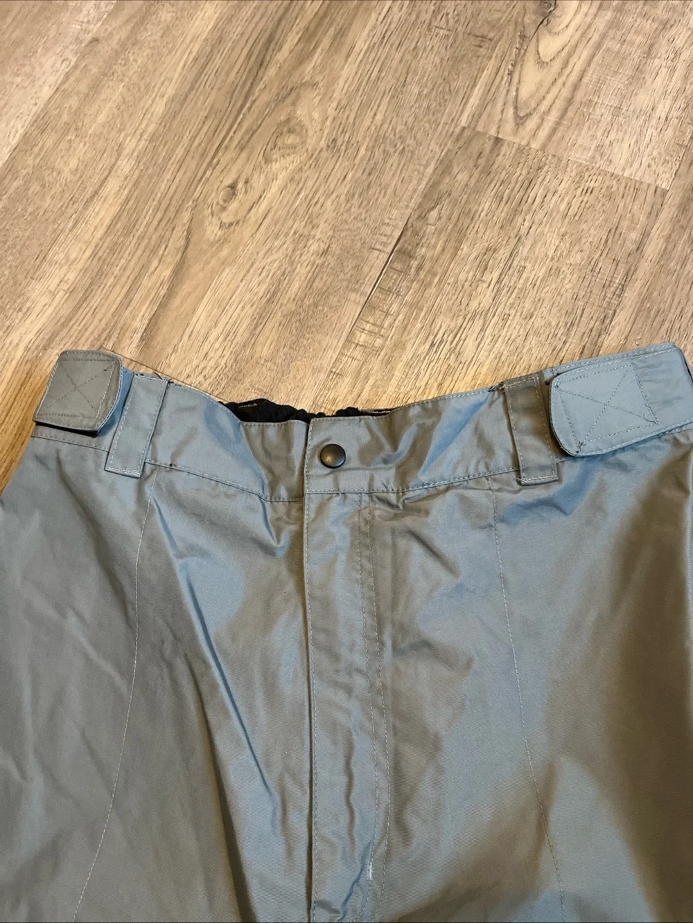 Men's Light Gray Cargo Snow Pants L